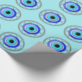 Esoteric Evil Eye Good Luck Symbol - Cadeaupapier (Hoek)