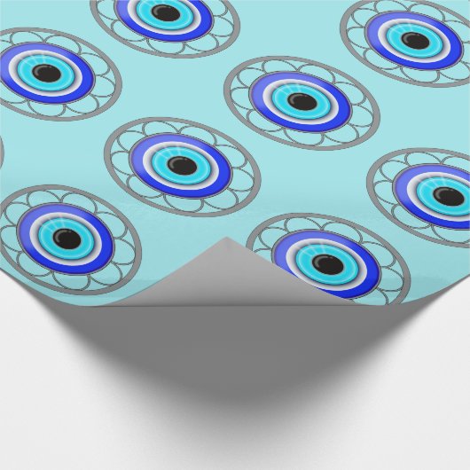 Esoteric Evil Eye Good Luck Symbol - Cadeaupapier (Hoek)