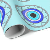 Esoteric Evil Eye Good Luck Symbol - Cadeaupapier (Rol Hoek)