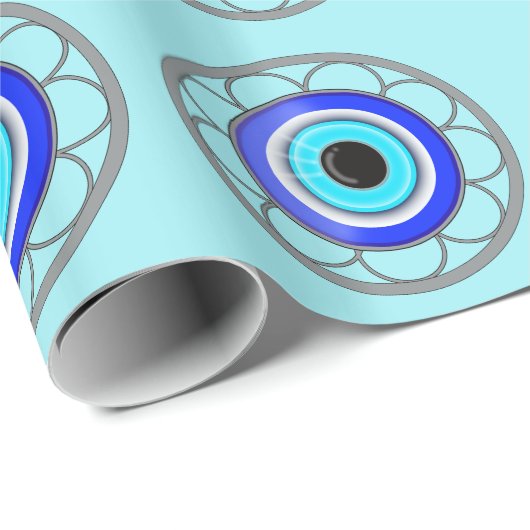 Esoteric Evil Eye Good Luck Symbol - Cadeaupapier (Rol Hoek)