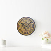 ESOTERIC MANDALA WALL CLOCK DESIGN RONDE KLOK (Huis)