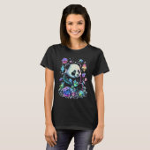 Esoteric Panda Crystals Cute Illustration 1 T-shirt (Voorkant volledig)