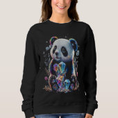 Esoteric Panda Crystals Cute Illustration 1 Trui (Voorkant)