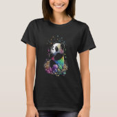 Esoteric Panda Crystals Cute Illustration  2 T-shirt (Voorkant)