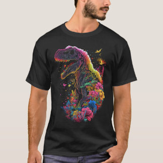 Esoteric Rex Trex Crystals Cute Illustratie 4 T-shirt