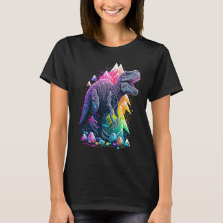 Esoteric Rex Trex Crystals Cute Illustratie 6 T-shirt
