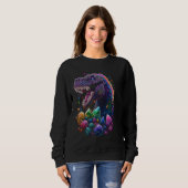 Esoteric Rex Trex Crystals Cute Illustration  1 Trui (Voorkant volledig)