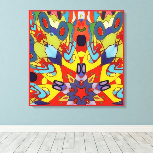 Esoteric Scream Canvas Afdruk (Insitu (Houten vloer))