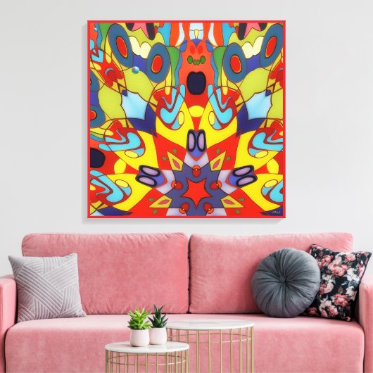 Esoteric Scream Canvas Afdruk (Insitu (Woonkamer))