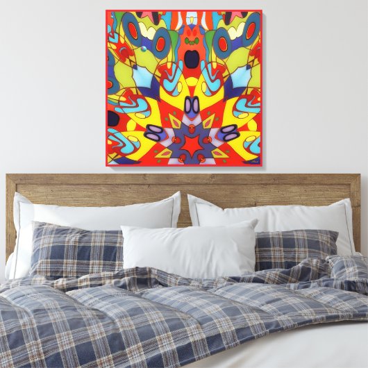 Esoteric Scream Canvas Afdruk (Insitu (Slaapkamer))