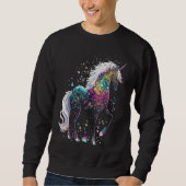 Esoteric Unicorn Crystals Cute Illustration Trui (Voorkant)