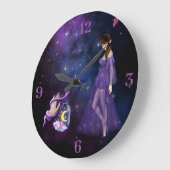 Esoteric Witchcraft Magick Paars Gift for Witch Grote Klok (Hoek)