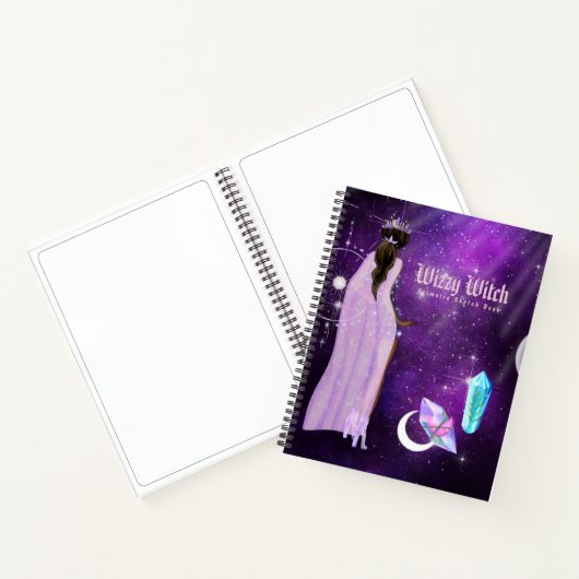 Esoteric Witchcraft Schetsboek Grimoire Paarse Notitieboek (Binnen)