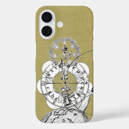 Esoterisch alfabet van Theosophy Case-Mate iPhone Case (Achterkant)