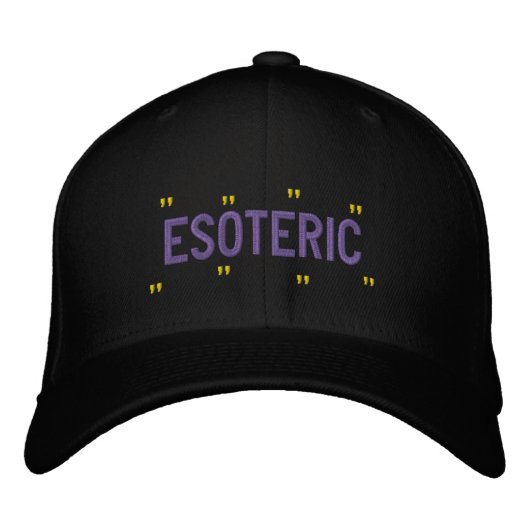 Esoterisch Geborduurde Pet (Voorkant)