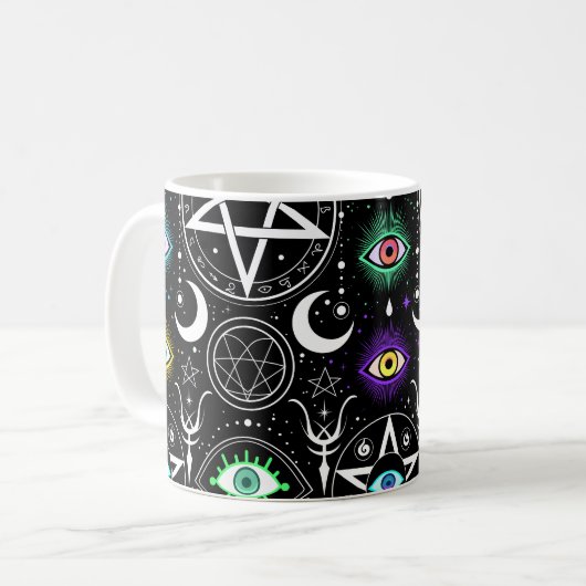 Esoterisch Koffiemok (Voorkant links)