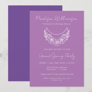 Esoterisch Psychisch Modern Moon Business Event Kaart