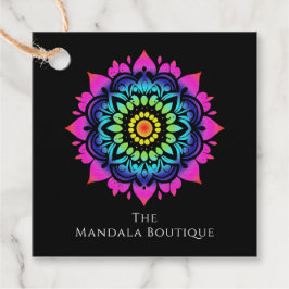 Esoterische Mandala Holistische Metafysische Boho  Bedankjes Labels