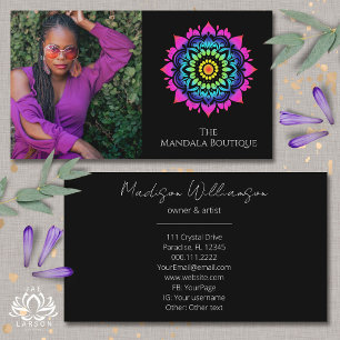 Esoterische Mandala Holistische Metafysische Boho Visitekaartje