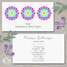 Esoterische Mandala Holistische Metafysische Boho  Visitekaartje