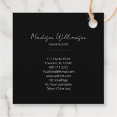 Esoterische Mandala Holistische Metafysische Spa B Bedankjes Labels (Achterkant)