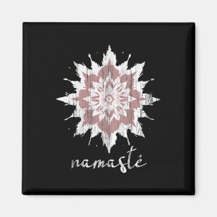 Esoterische meditatie Lotusbloem Namaste Yoga Magneet
