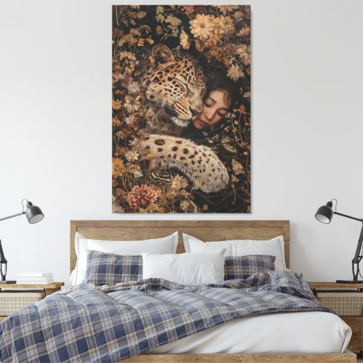 Esoterische Natuur Canvas Afdruk (Insitu (Slaapkamer))