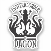 Esoterische Orde van Dagon Insmouth Lovecraft Sticker (Voorkant)