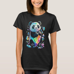 Esoterische Pandakristallen Cute Illustratie 2 T-shirt