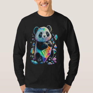 Esoterische Pandakristallen Cute Illustratie 2 T-shirt