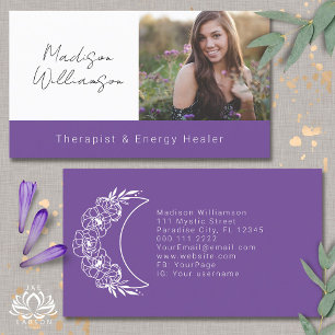 Esoterische Psychische Energie Moderne Halve Maan Visitekaartje