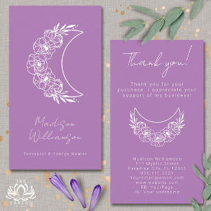 Esoterische Psychische Moderne Foto Klant Dank u Visitekaartje