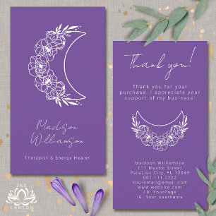 Esoterische Psychische Moderne Foto Klant Dank u Visitekaartje