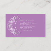 Esoterische Psychische Moderne Minimalistische Hal Visitekaartje (Achterkant)