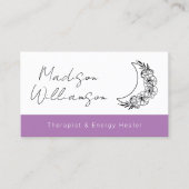 Esoterische Psychische Moderne Minimalistische Hal Visitekaartje (Voorkant)