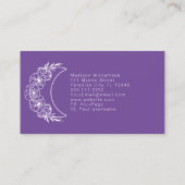 Esoterische Psychische Moderne Minimalistische Hal Visitekaartje (Achterkant)