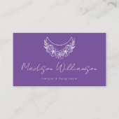 Esoterische Psychische Moderne Minimalistische Hal Visitekaartje (Voorkant)