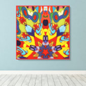 Esoterische Schreeuw Canvas Afdruk (Insitu (Houten vloer))