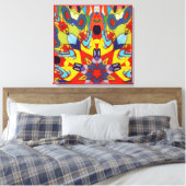 Esoterische Schreeuw Canvas Afdruk (Insitu (Slaapkamer))