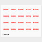 Esoterische stempel ronde sticker (Vel)