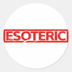 Esoterische stempel ronde sticker