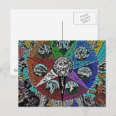 ESOTERISCHE STER BRIEFKAART (Voorkant / Achterkant)