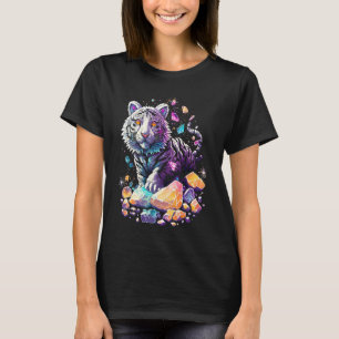 Esoterische Tijger Kristallen Cute Illustratie 7 T-shirt