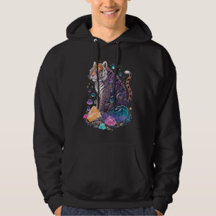 Esoterische Tijger Kristallen Mooie Illustratie 2 Hoodie
