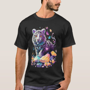Esoterische Tijger Kristallen Mooie Illustratie 7 T-shirt