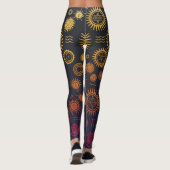 Esoterische Zonnecyclus Leggings (Achterkant)