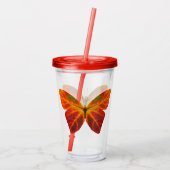 esp-lefbutterfly 2 acryl drinkbeker (Achterkant)