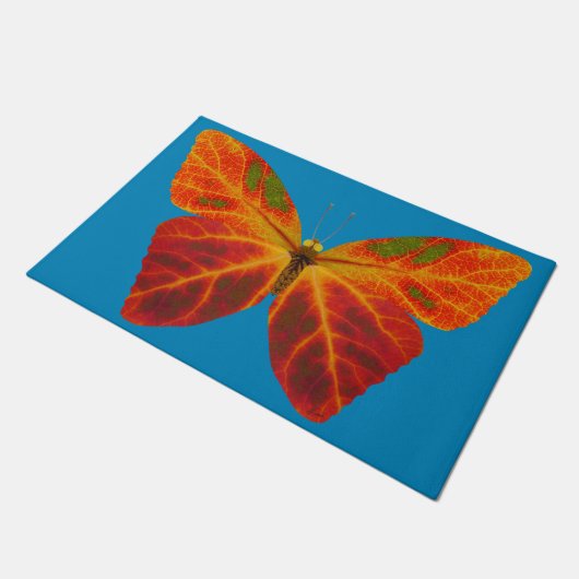 esp-lefbutterfly 2 deurmat (Schuin)