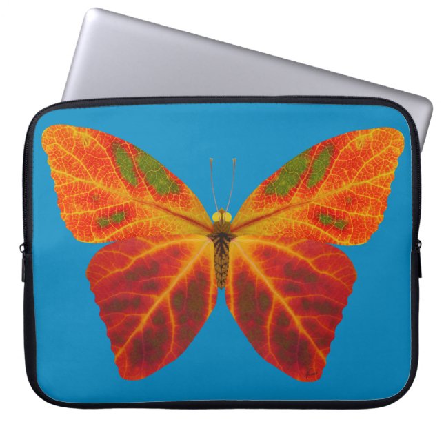 esp-lefbutterfly 2 laptop sleeve (Voorkant)