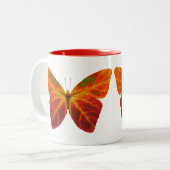 esp-lefbutterfly 2 tweekleurige koffiemok (Voorkant links)